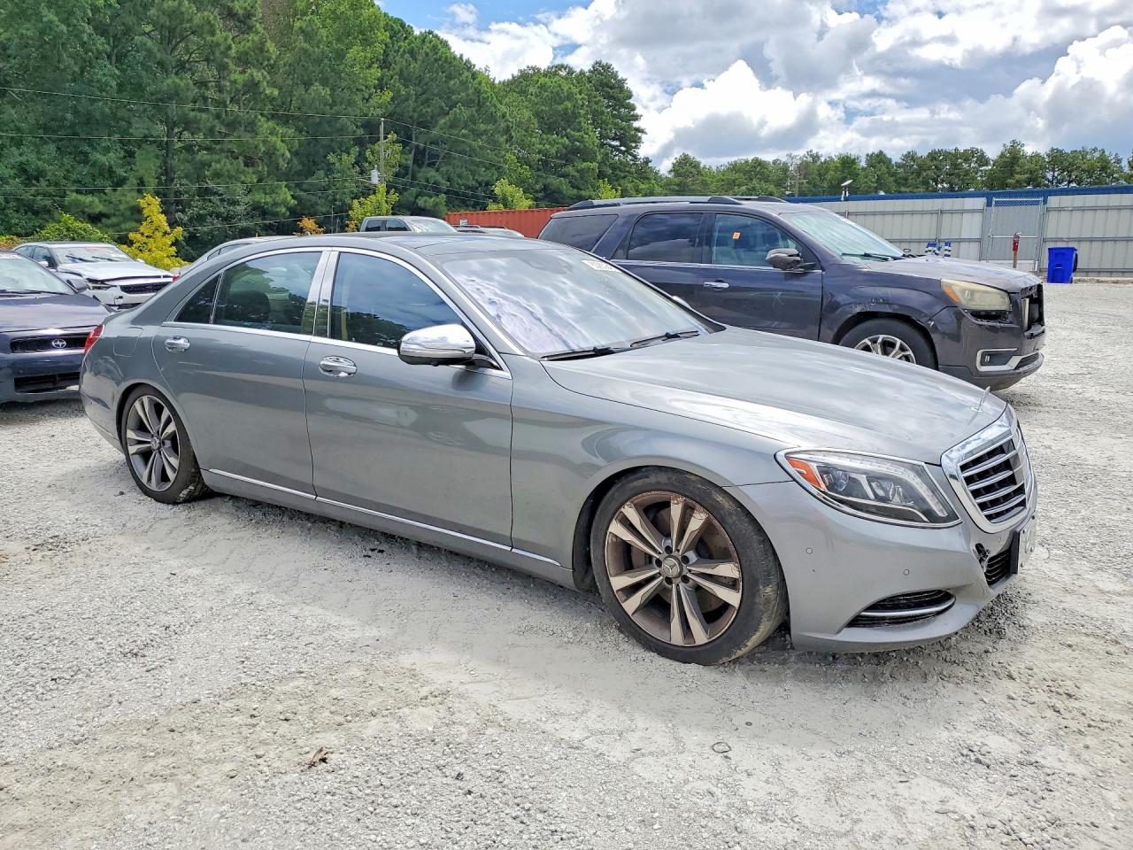 2015 Mercedes-benz S 550 4matic Silver vin: WDDUG8FB0FA106798