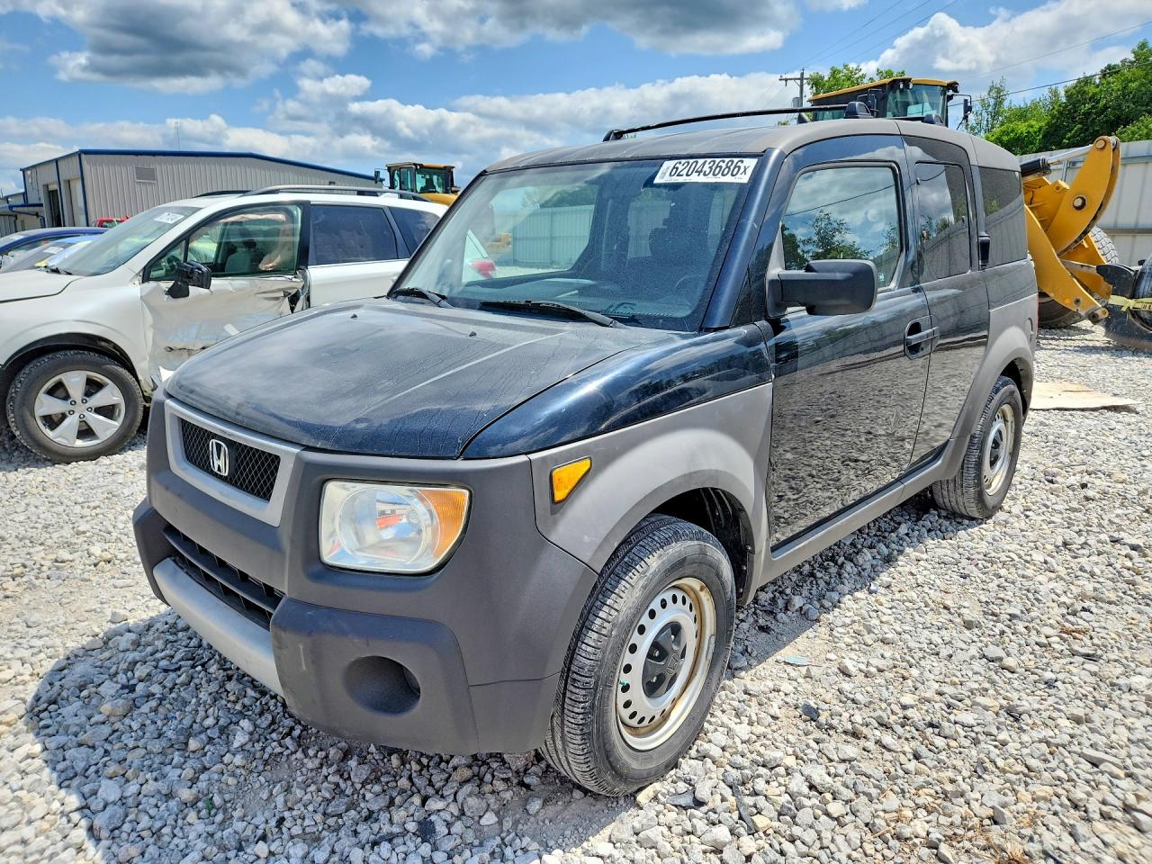 2003 Honda Element Ex Black vin: 5J6YH28503L037859