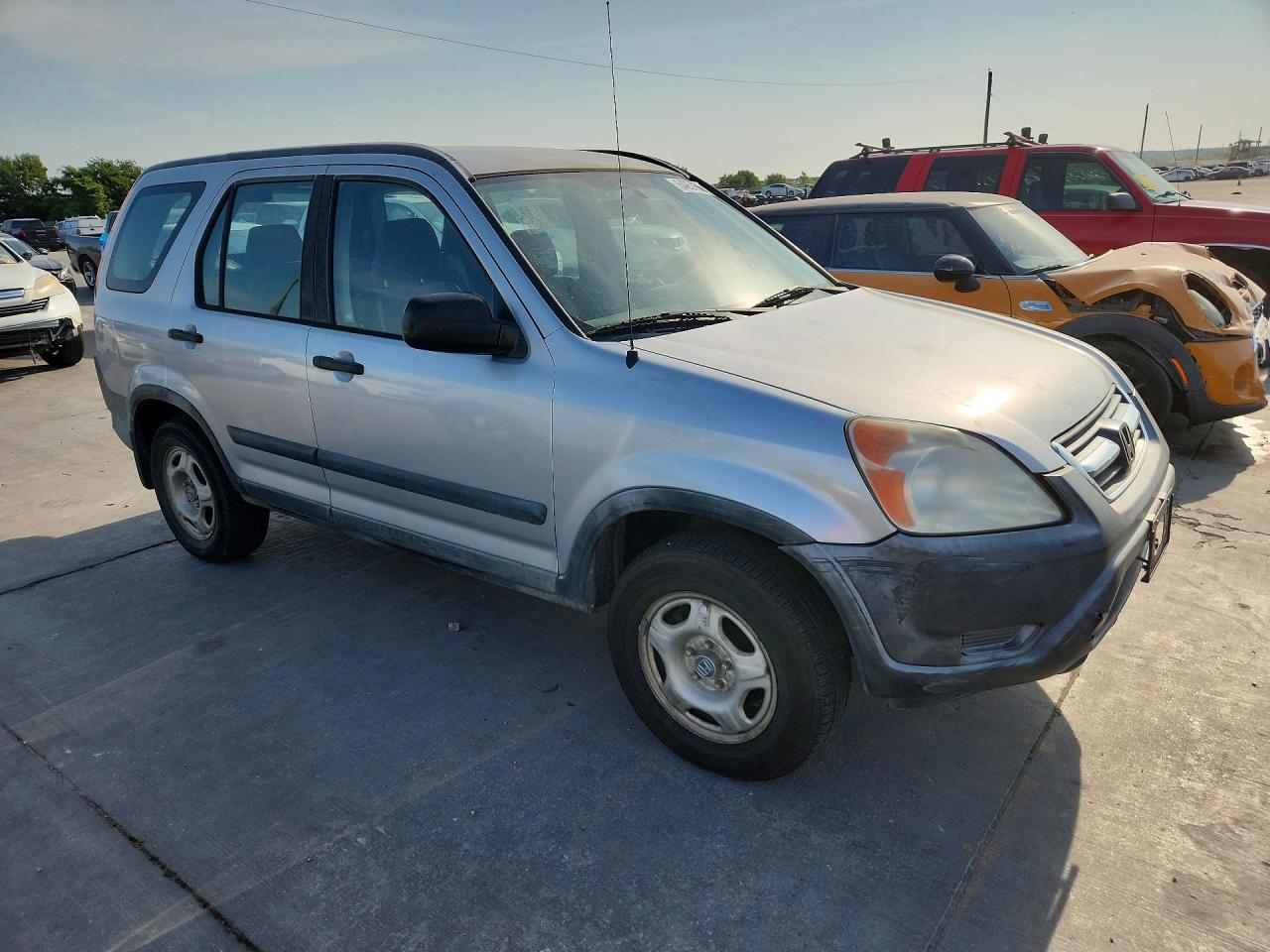 2003 Honda Cr-v Lx Silver vin: JHLRD684X3C003080