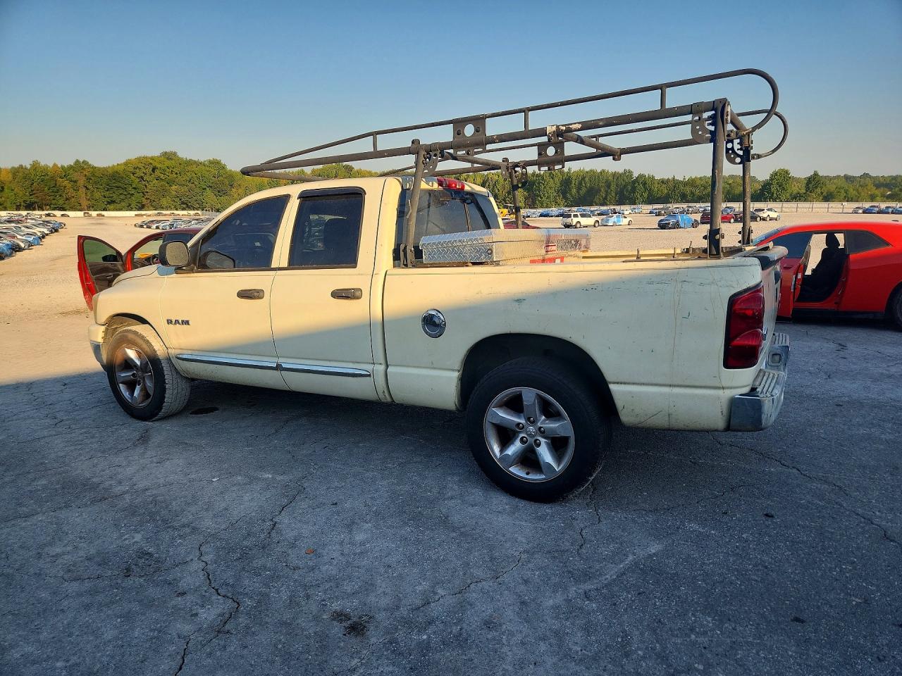 2008 Dodge Ram 1500 St White vin: 1D7HA18N28J162942