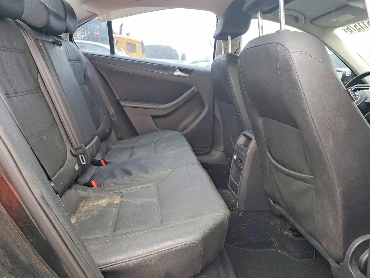 2012 Volkswagen Jetta Se Black vin: 3VWDP7AJ1CM131482