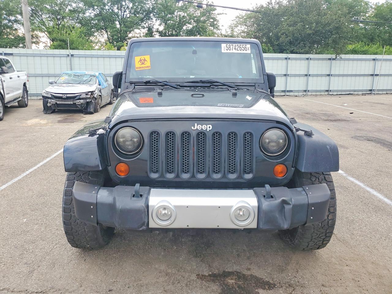 2012 Jeep Wrangler Unlimited Sahara Black vin: 1C4BJWEG2CL113370