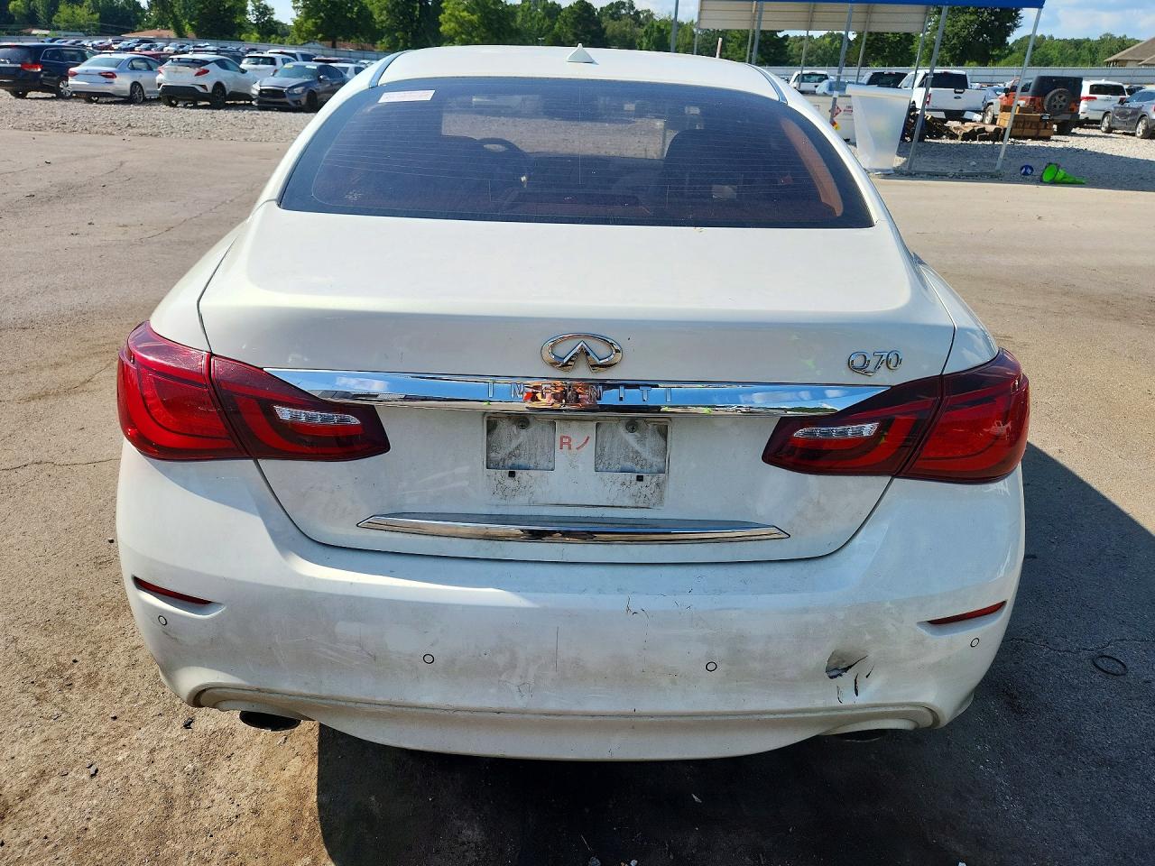 2015 Infiniti Q70 3.7 White vin: JN1BY1AP0FM542223