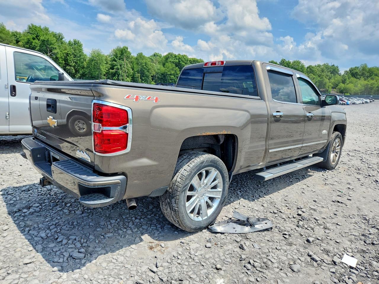 2015 Chevrolet Silverado K1500 High Country Brown vin: 3GCUKTEC4FG103135