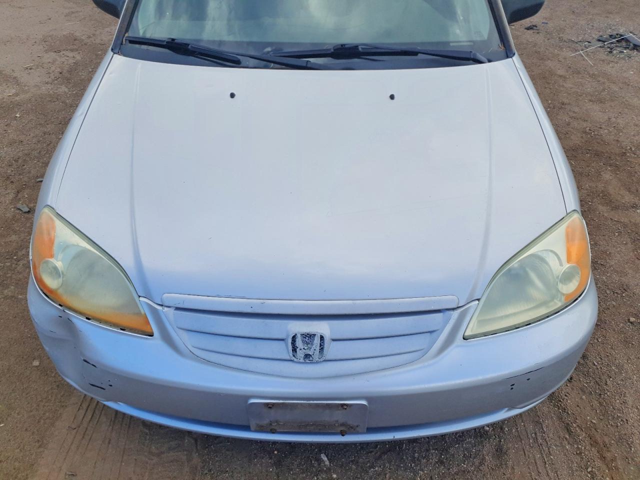 2003 Honda Civic Ex Silver vin: 1HGES26873L033560