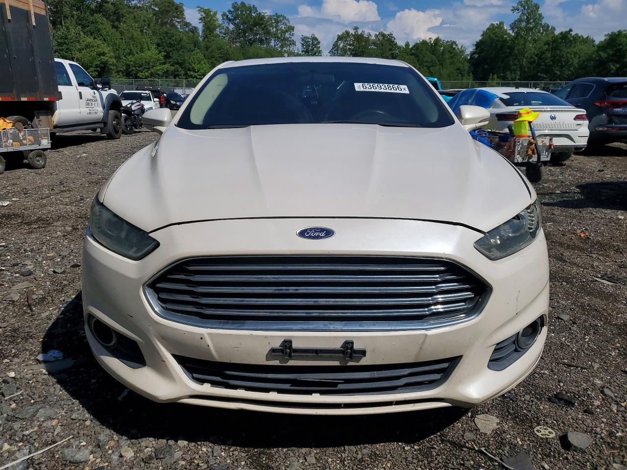 2013 Ford Fusion Se White vin: 3FA6P0HR3DR277214