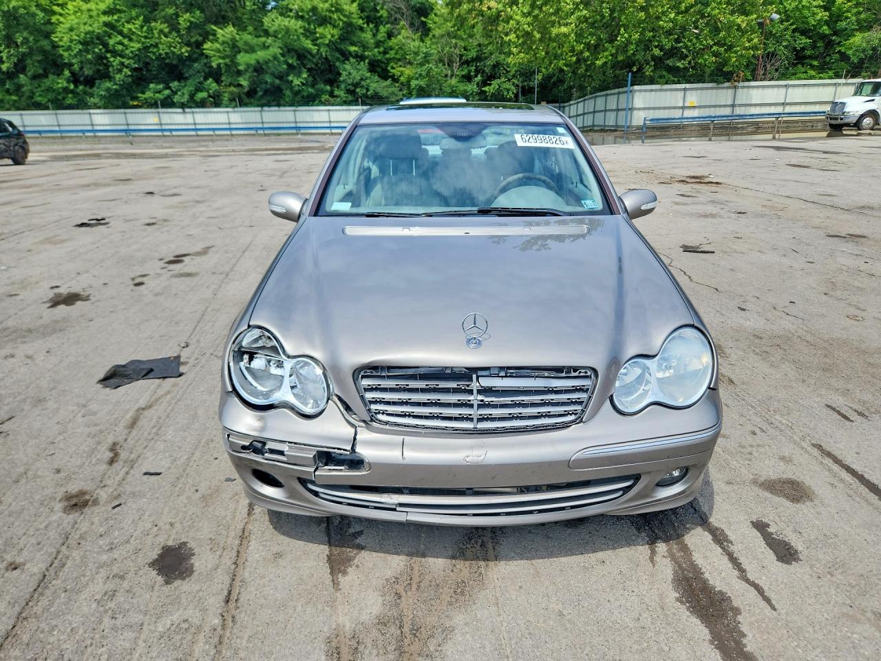 2007 Mercedes-benz C 280 4matic Silver vin: WDBRF92H17F928564