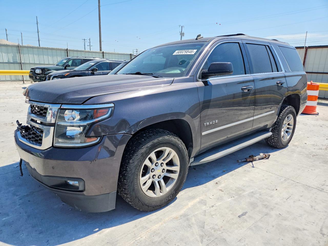 2015 Chevrolet Tahoe K1500 Lt Charcoal vin: 1GNSKBKC2FR280215