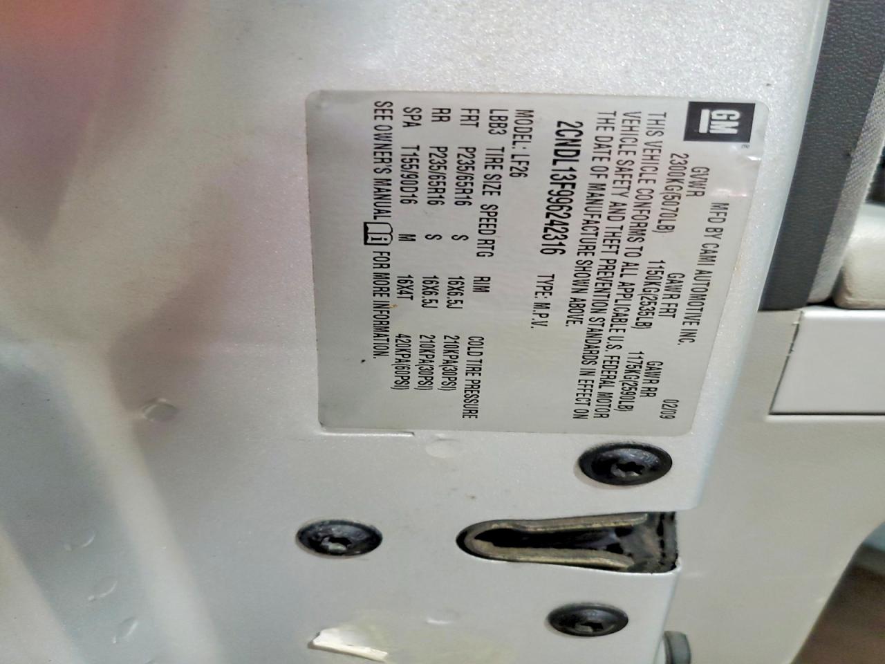 2009 Chevrolet Equinox Ls Silver vin: 2CNDL13F996242316