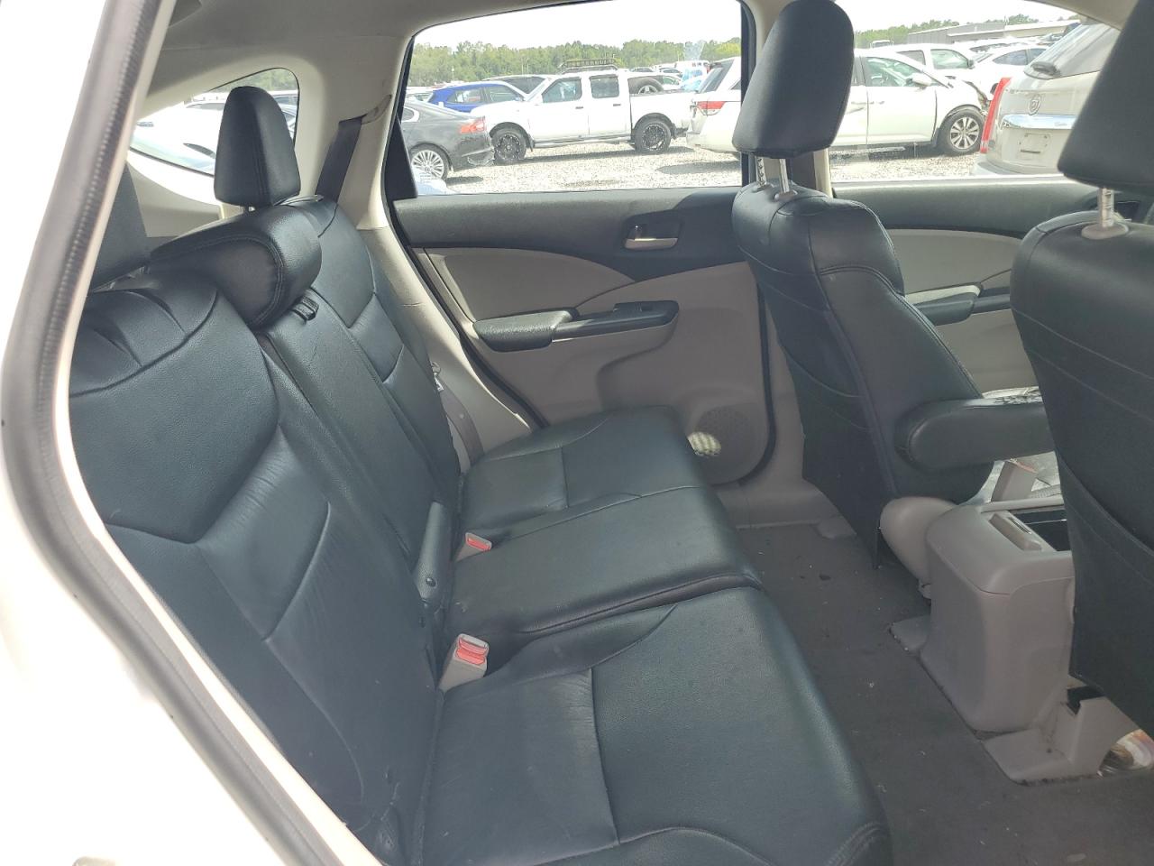 2012 Honda Cr-v Lx White vin: 5J6RM3H39CL020188