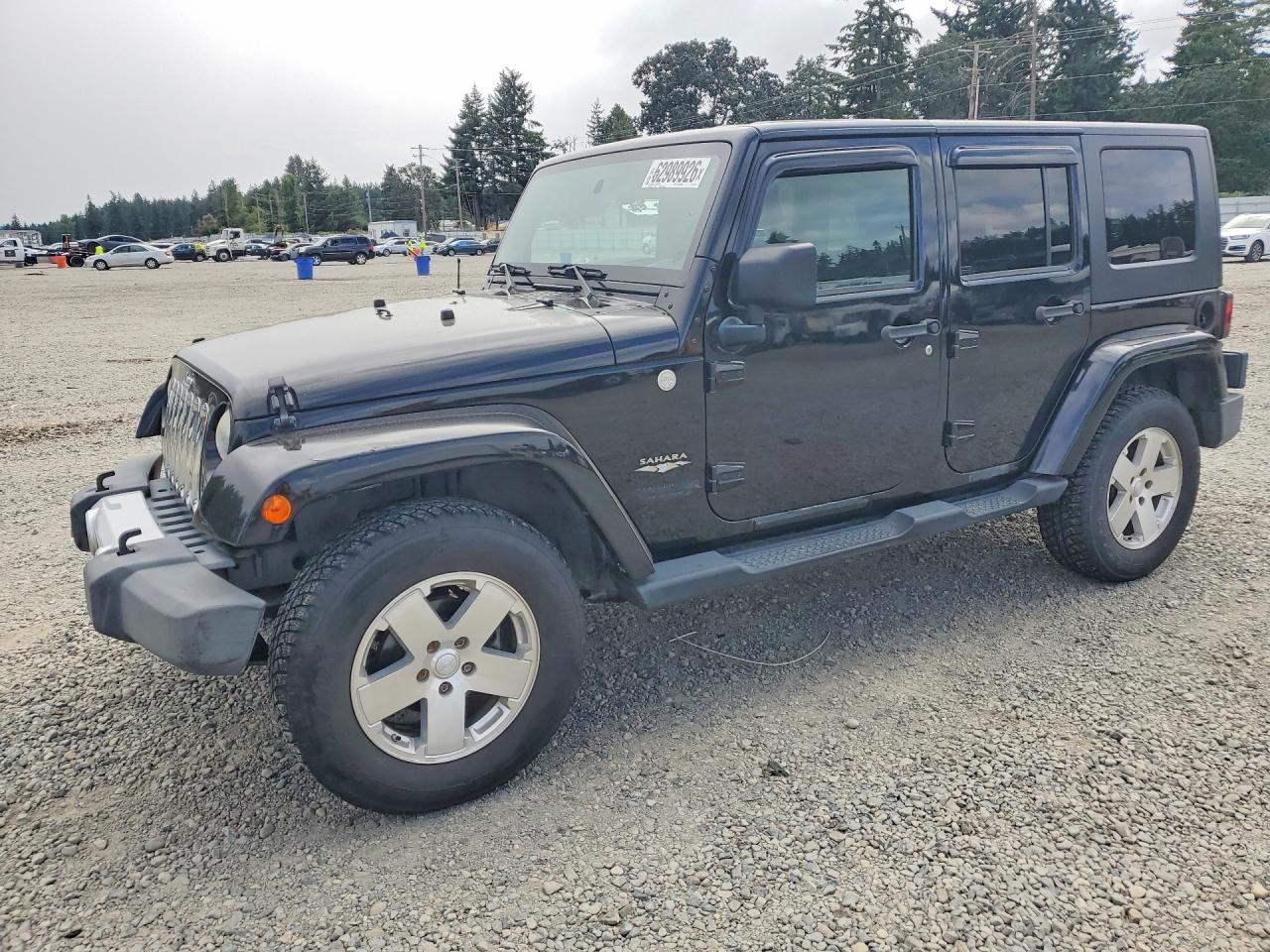 2010 Jeep Wrangler Unlimited Sahara Black vin: 1J4BA5H16AL115230