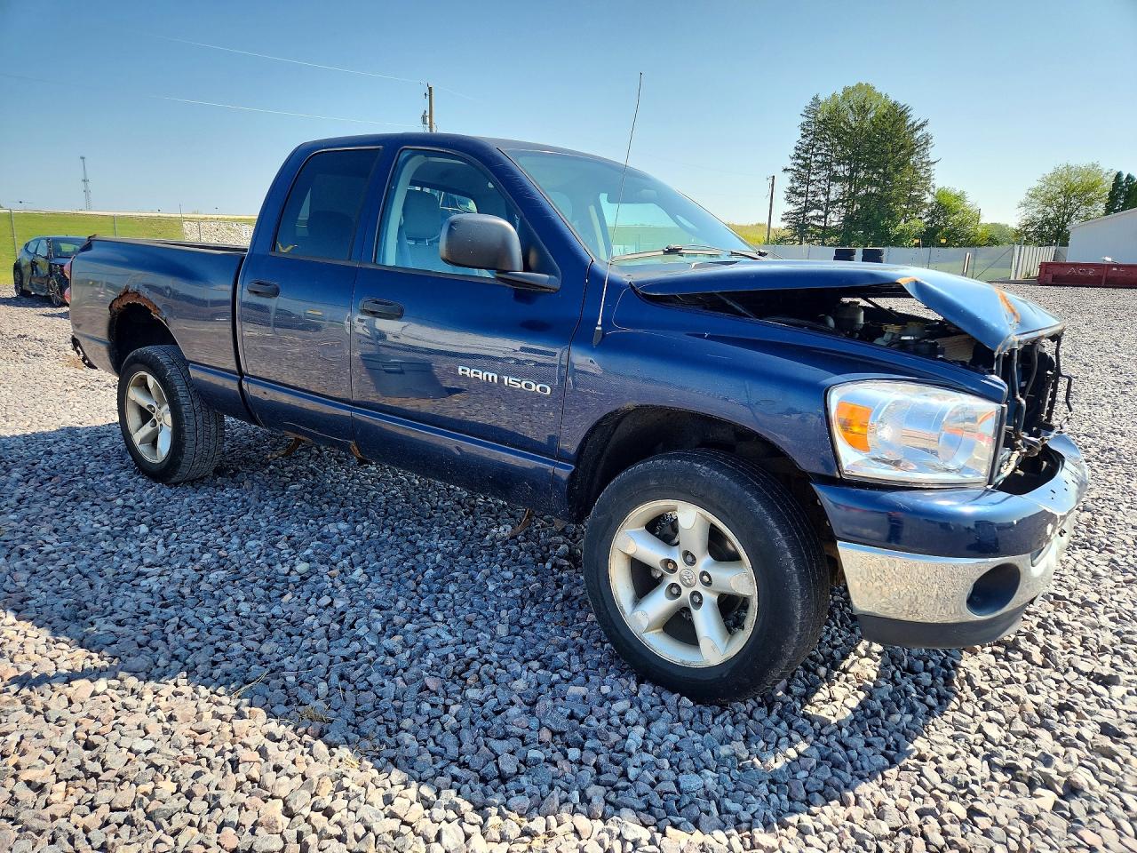 2007 Dodge Ram 1500 St Blue vin: 1D7HU18227J595804