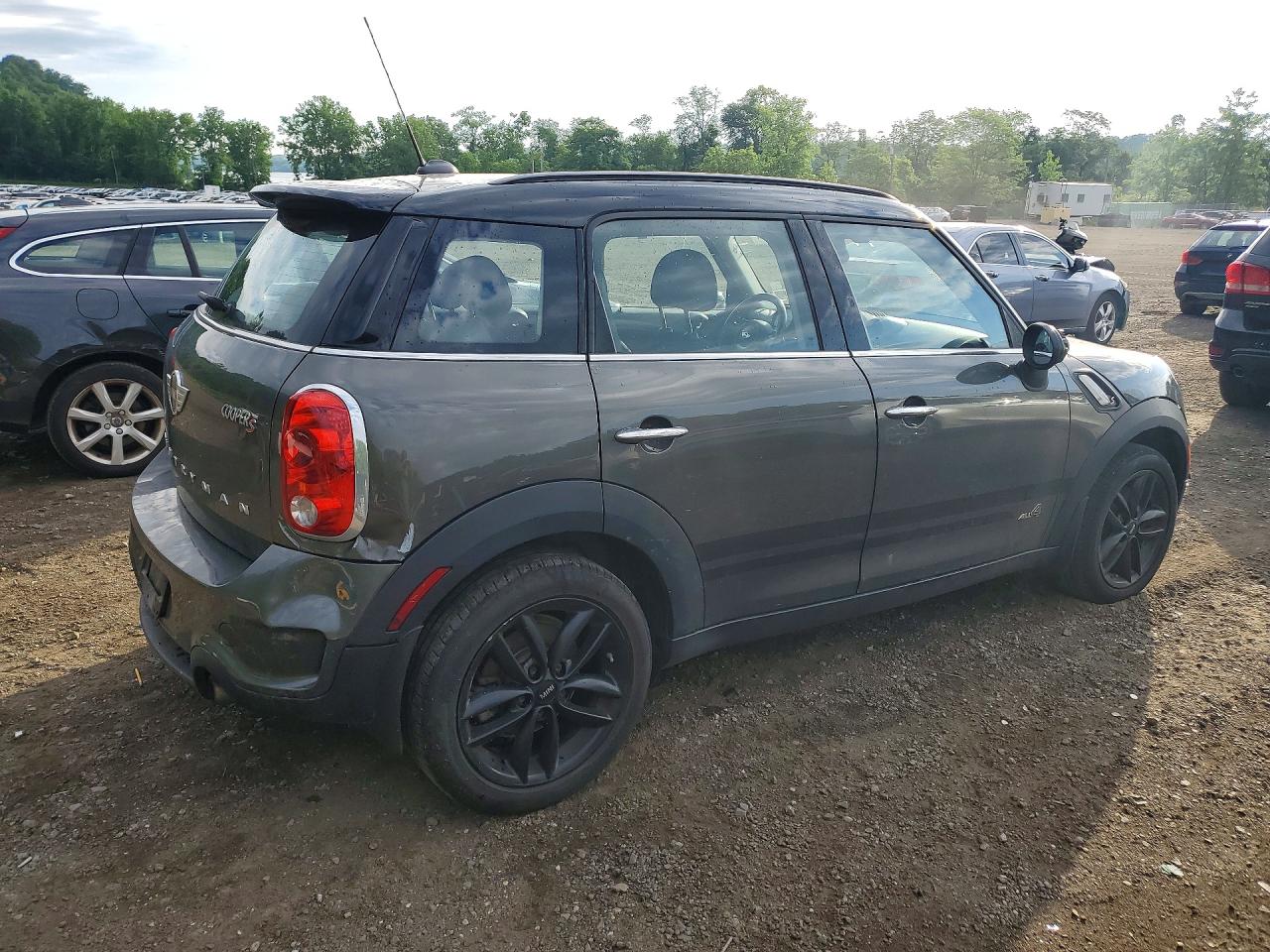 2014 Mini Cooper S Countryman Серый vin: WMWZC5C56EWP37370
