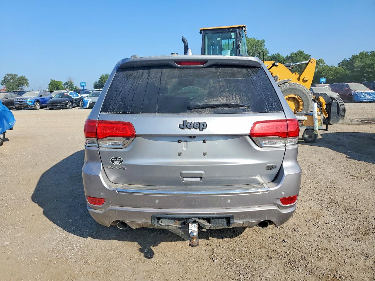 2014 Jeep Grand Cherokee Overland Gray vin: 1C4RJFCG5EC279306