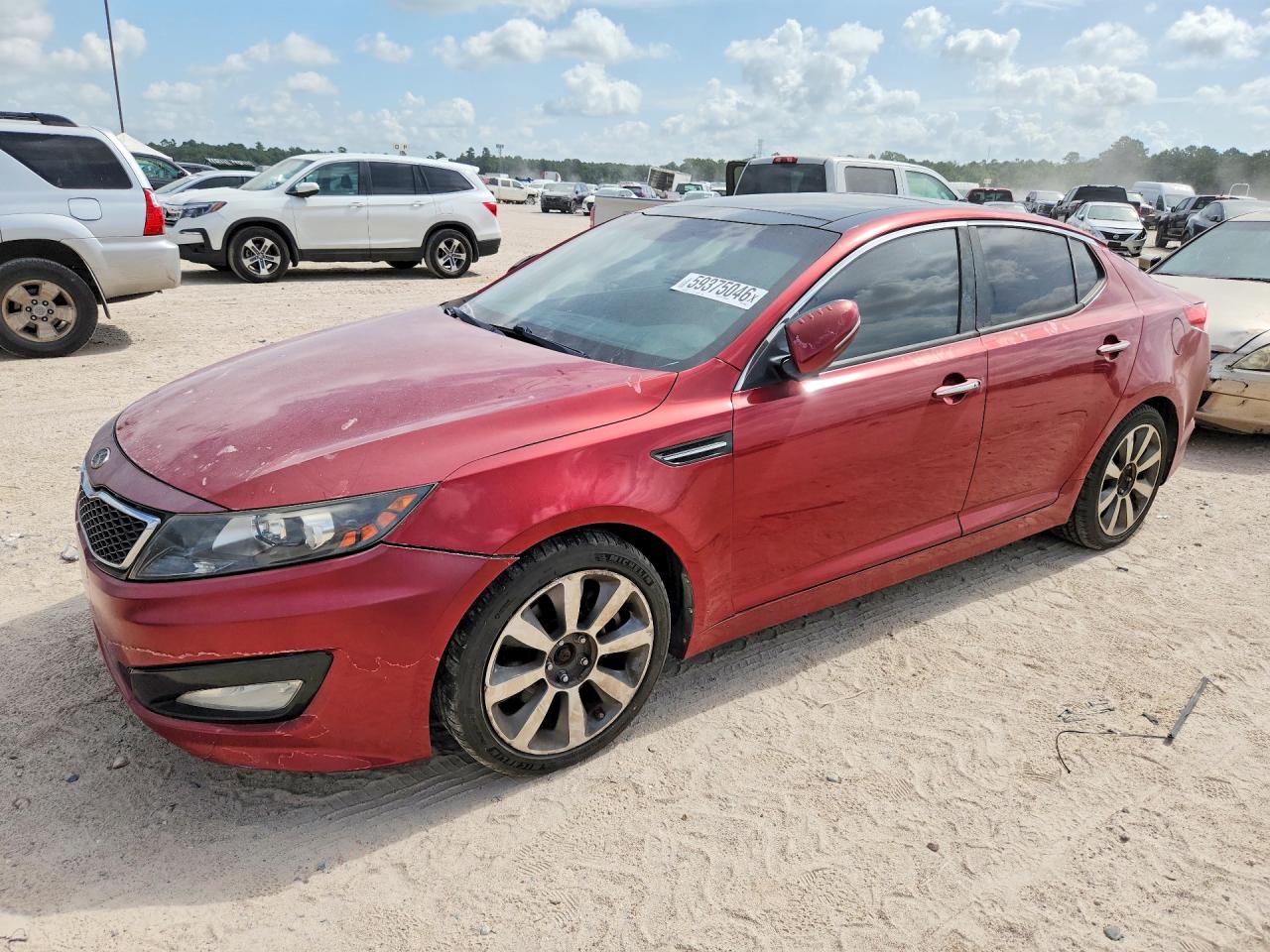 2013 Kia Optima Sx Red vin: 5XXGR4A6XDG220801