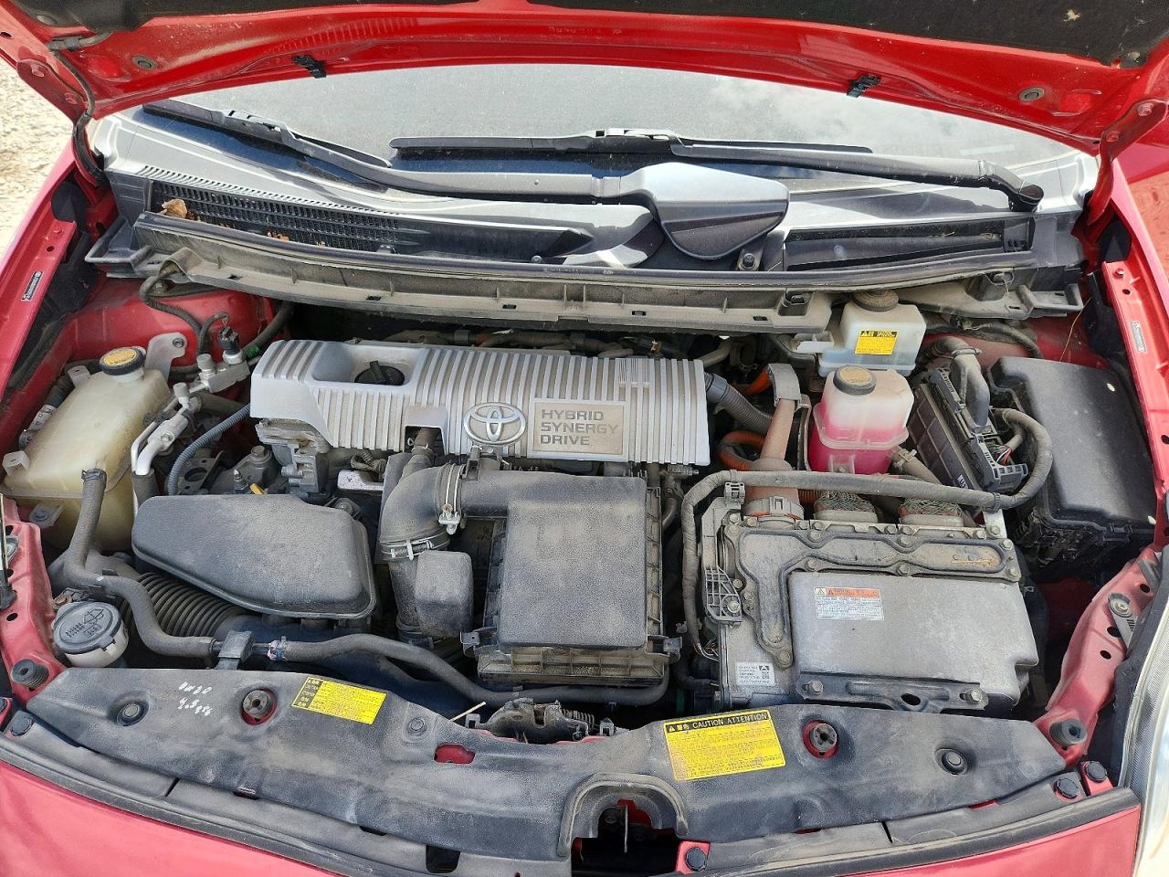 2011 Toyota Prius Four Red vin: JTDKN3DU1B0251914