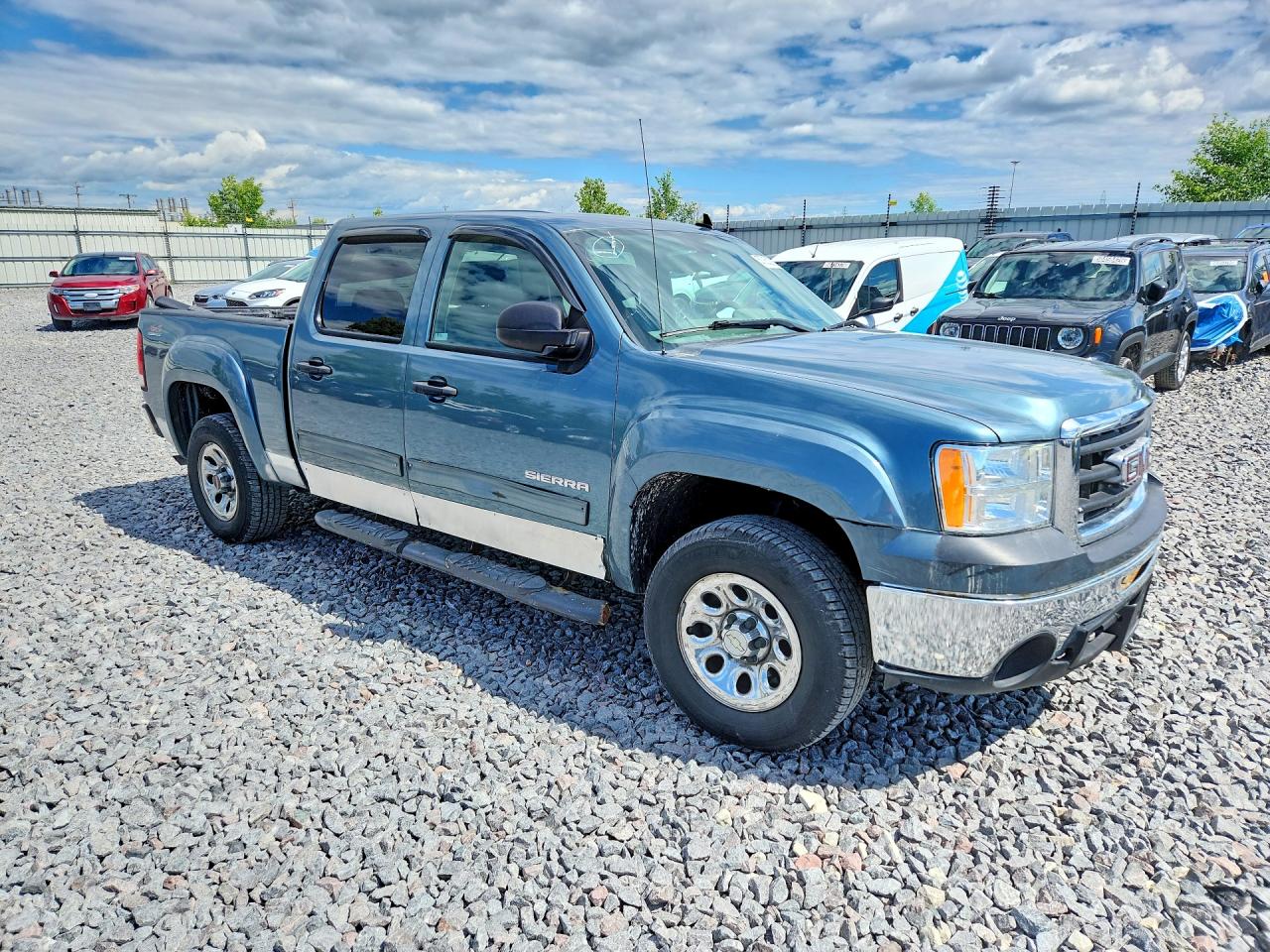 2010 Gmc Sierra K1500 Sl Blue vin: 3GTRKUEA6AG167177