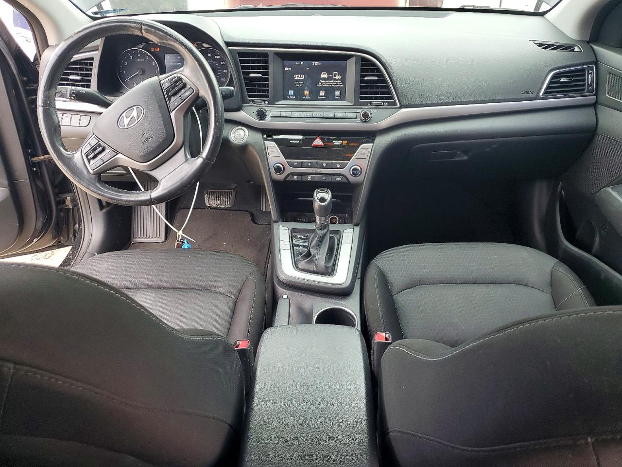 2018 Hyundai Elantra Value Edition Black vin: 5NPD84LF9JH226690