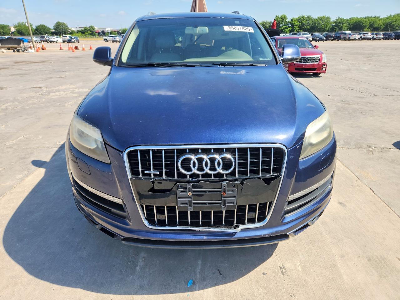 2013 Audi Q7 Premium Plus Blue vin: WA1LGAFE5DD015085