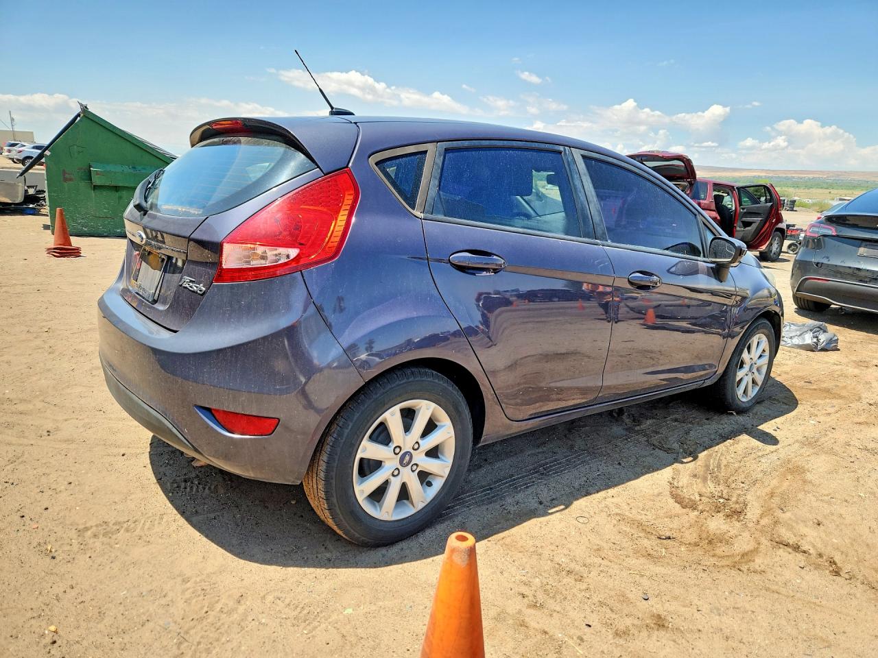 2012 Ford Fiesta Se Black vin: 3FADP4EJ2CM176688