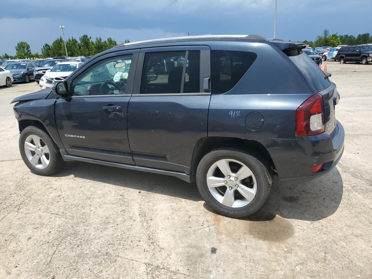 2014 Jeep Compass Sport Gray vin: 1C4NJDBB3ED592521