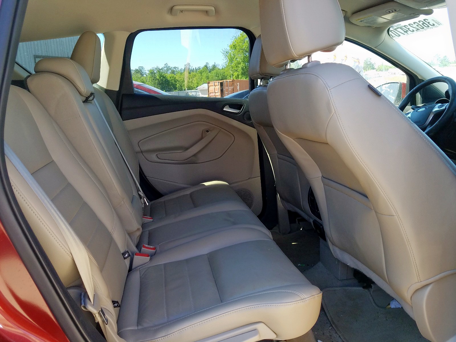 2015 Ford Escape Titanium Burgundy vin: 1FMCU0JXXFUA31119