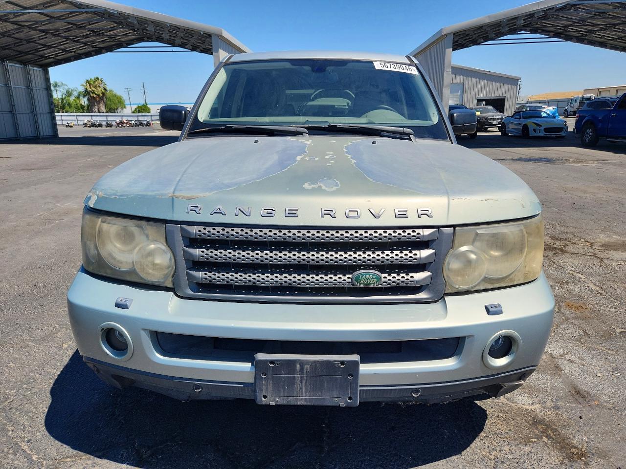 2006 Land Rover Range Rover Sport Hse Teal vin: SALSF25436A919047