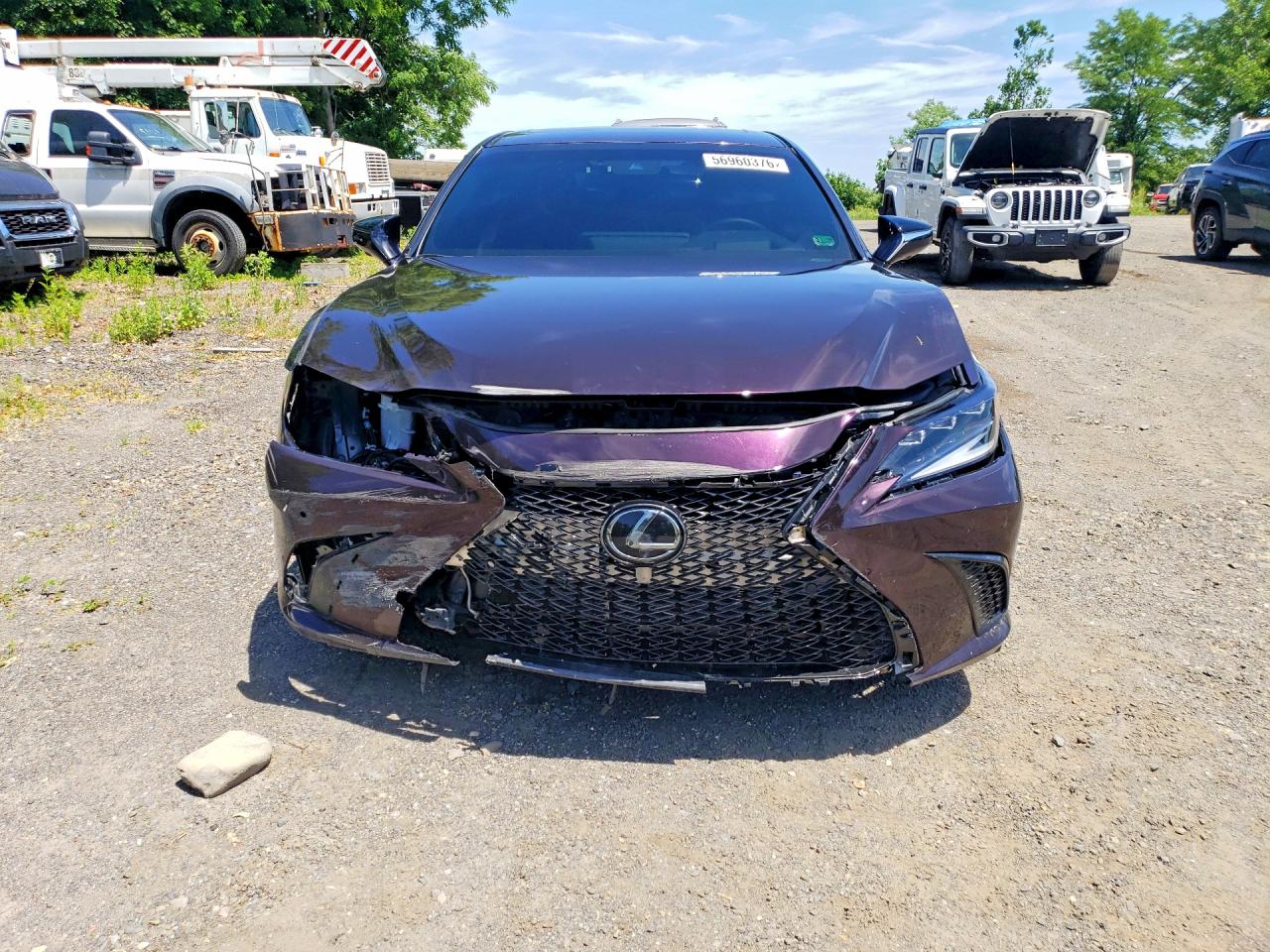 2025 Lexus Es 300h F Sport Handling Purple vin: 58ABA1C15SU065006