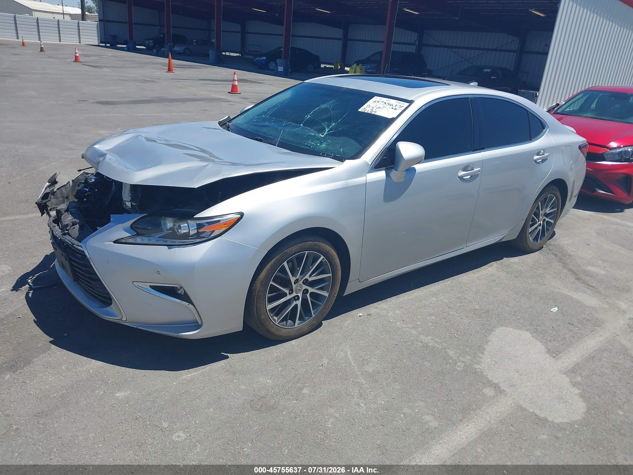 2016 Lexus Es 350   Silver vin: 58ABK1GG0GU012748