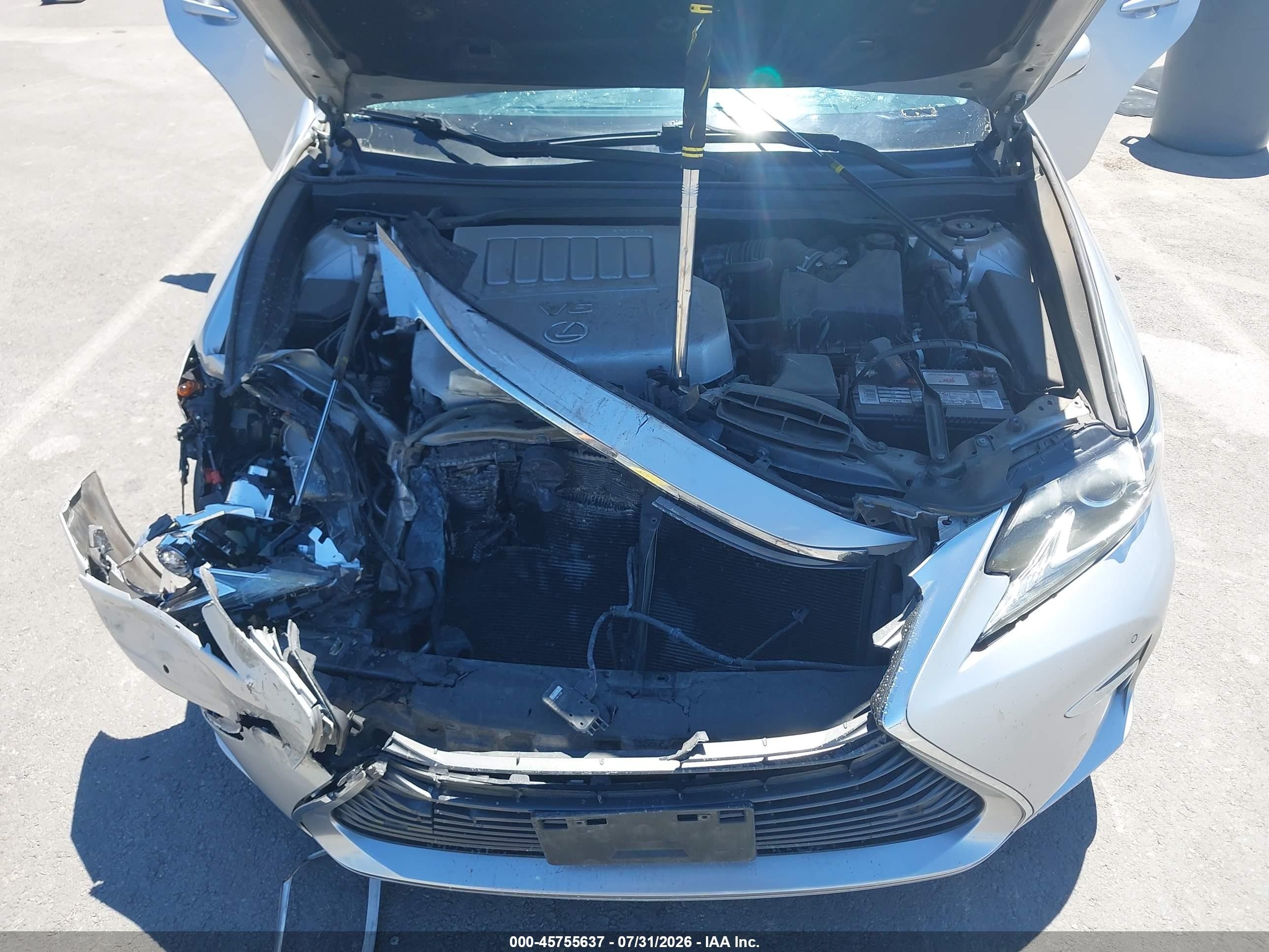 2016 Lexus Es 350   Silver vin: 58ABK1GG0GU012748