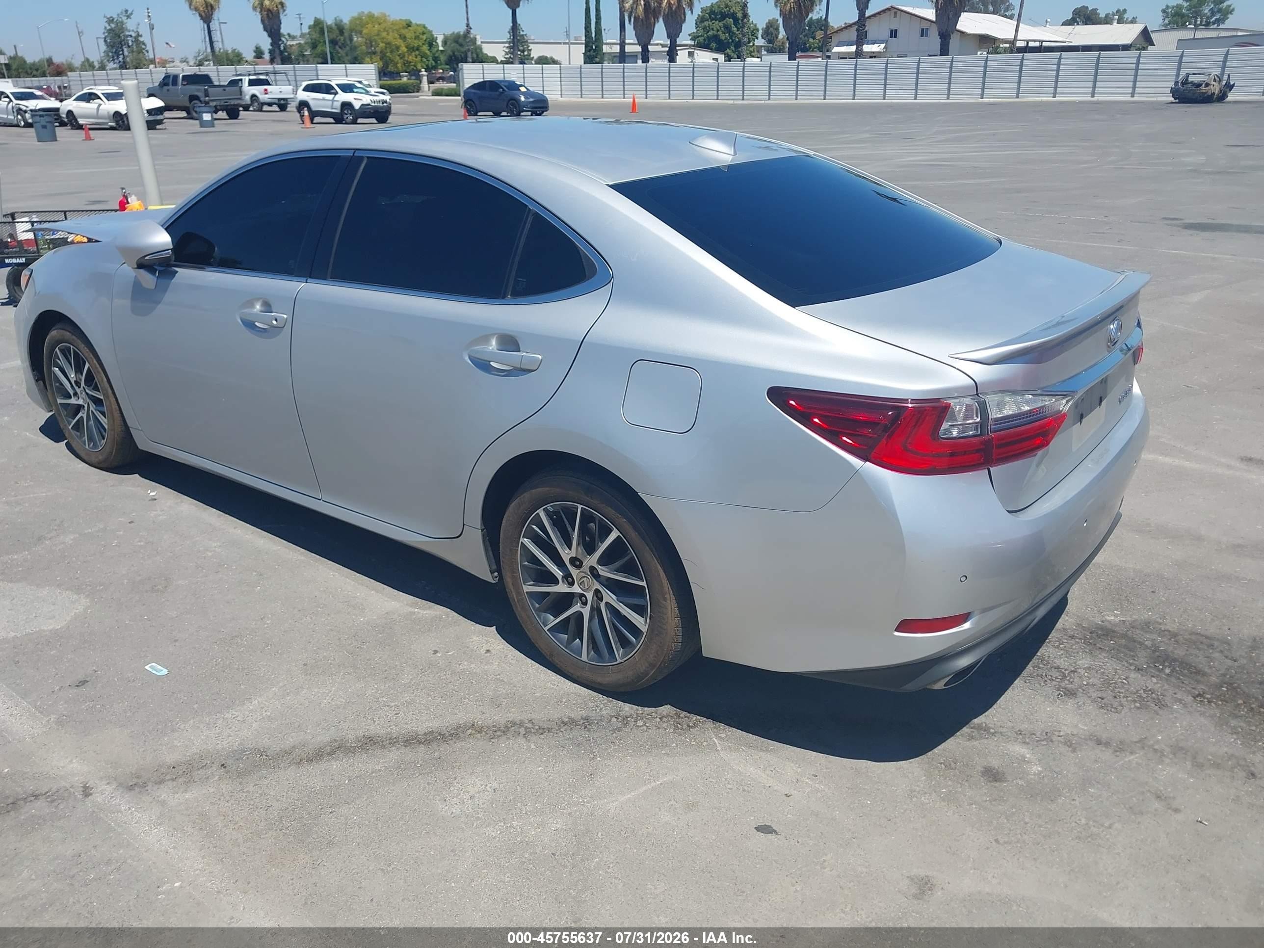 2016 Lexus Es 350   Silver vin: 58ABK1GG0GU012748