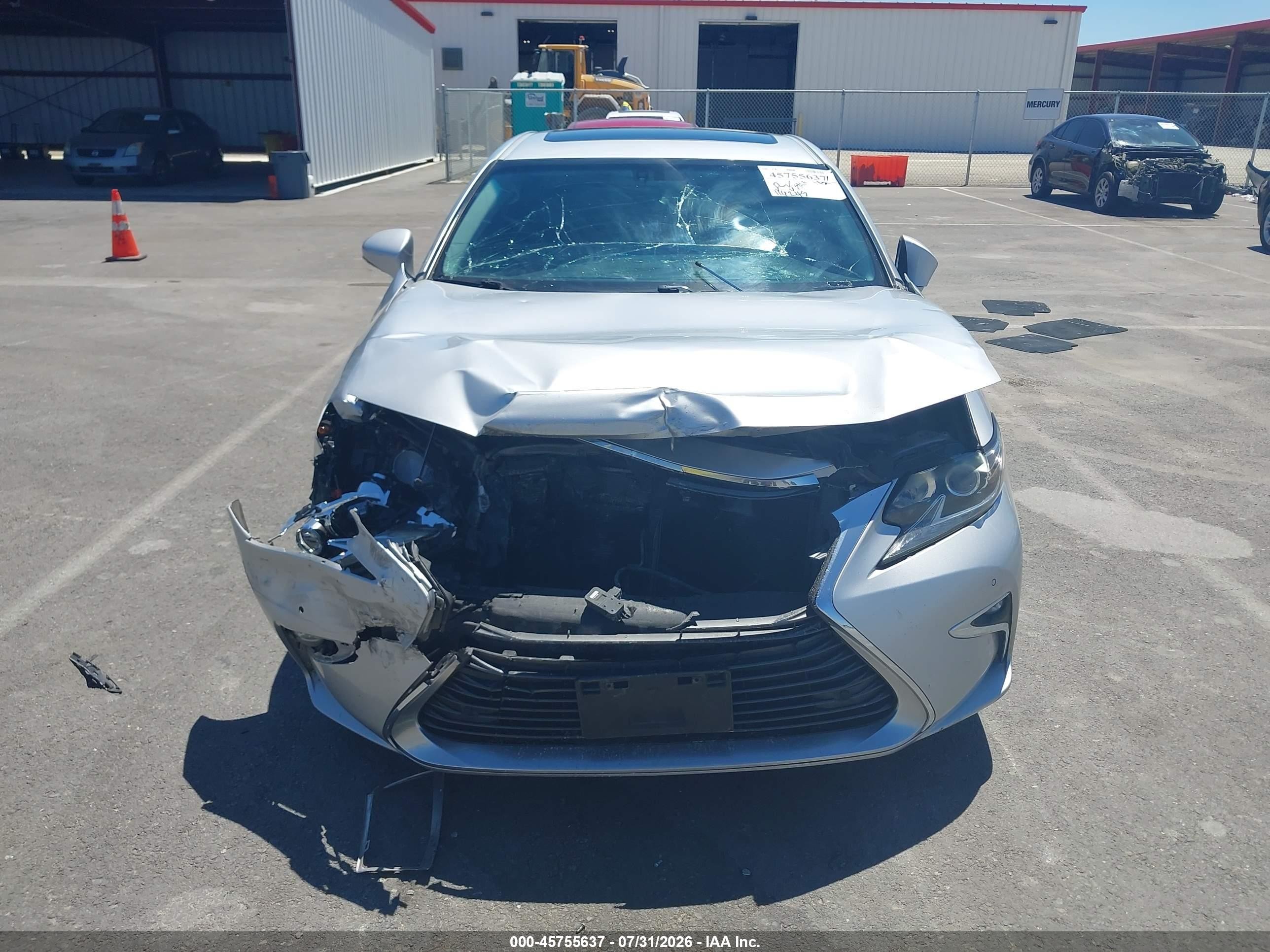 2016 Lexus Es 350   Silver vin: 58ABK1GG0GU012748