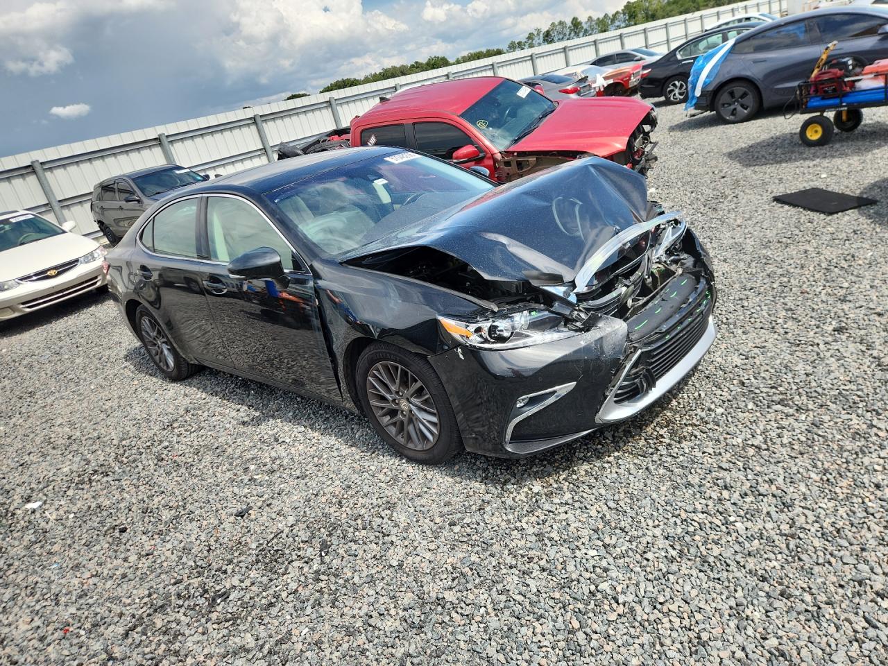 2018 Lexus Es 350 Black vin: 58ABK1GG0JU083133