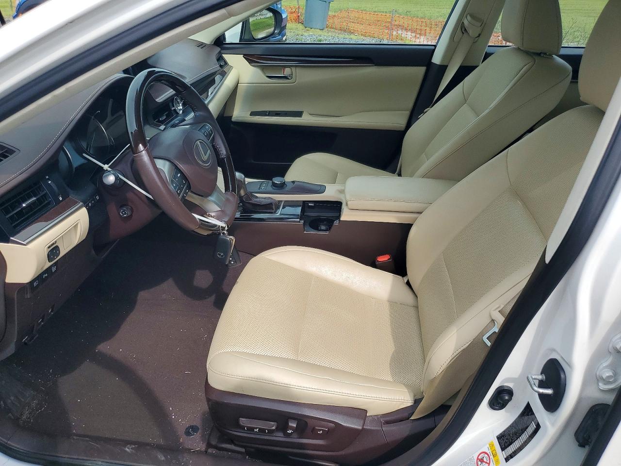 2017 Lexus Es 350 White vin: 58ABK1GG1HU075522
