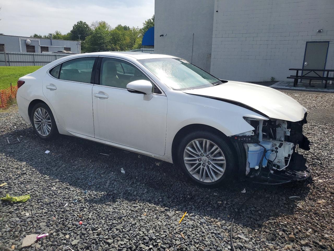 2017 Lexus Es 350 White vin: 58ABK1GG1HU075522