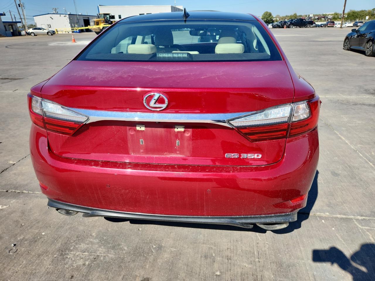 2018 Lexus Es 350 Красный vin: 58ABK1GG1JU089054