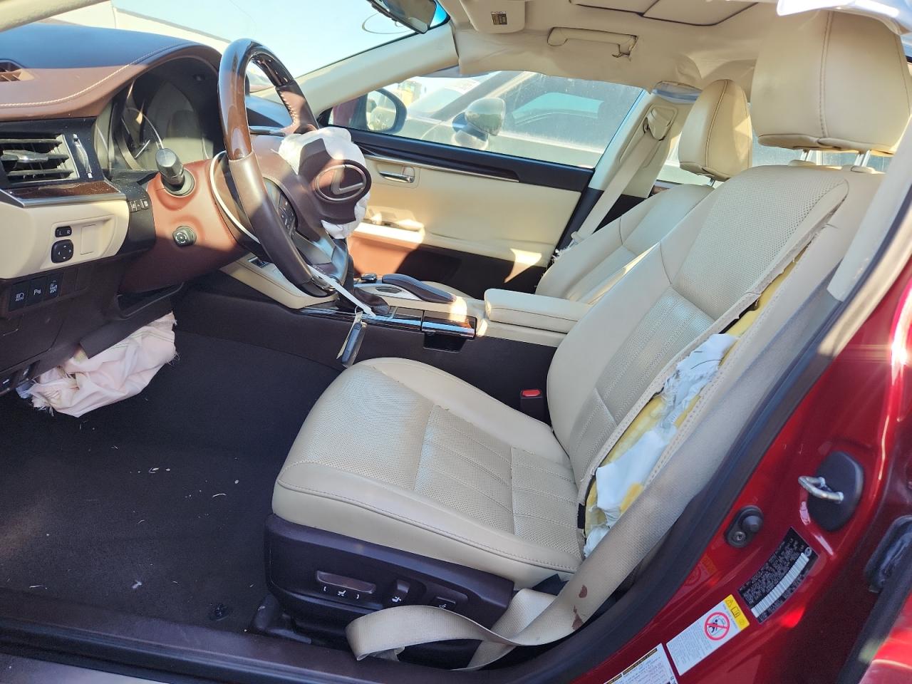 2018 Lexus Es 350 Красный vin: 58ABK1GG1JU089054