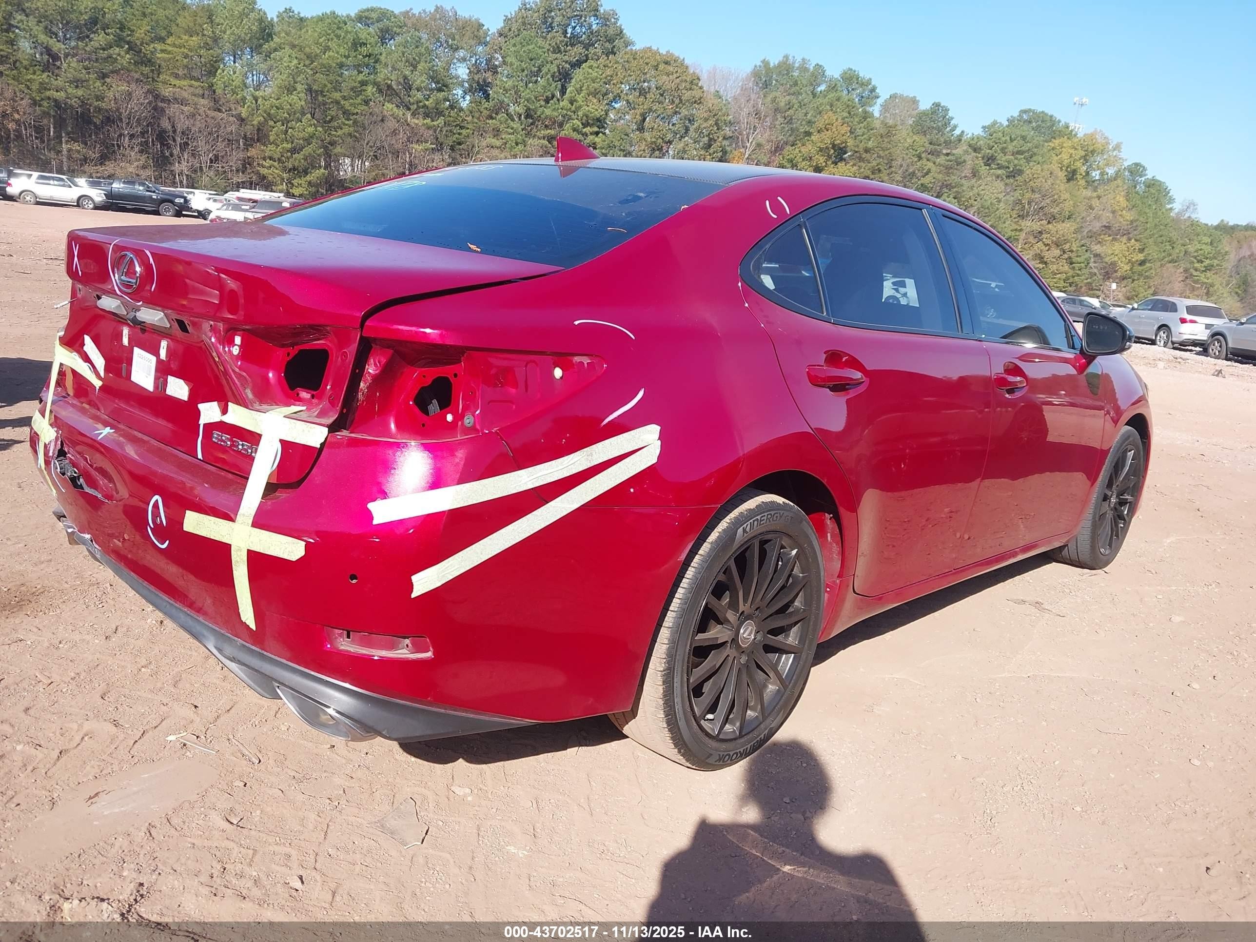 2018 Lexus Es 350   Red vin: 58ABK1GG2JU102863