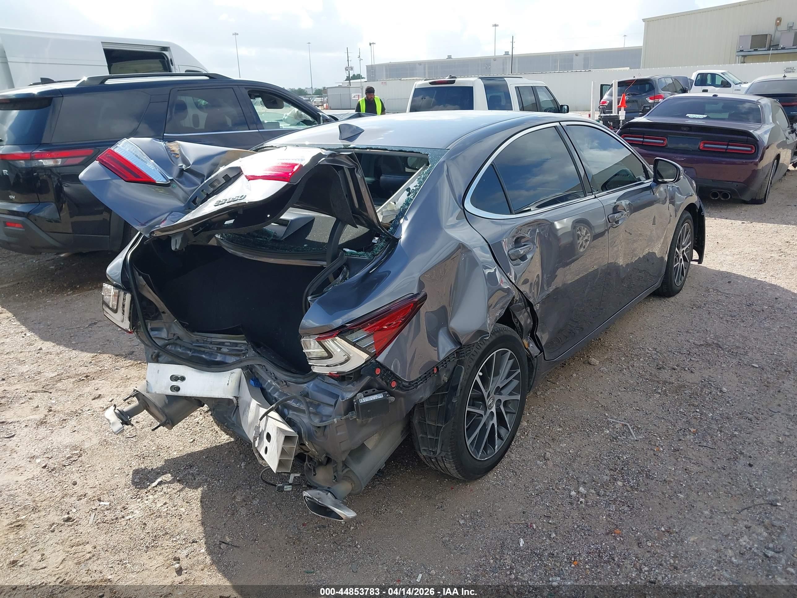 2016 Lexus Es 350   Gray vin: 58ABK1GG3GU031066