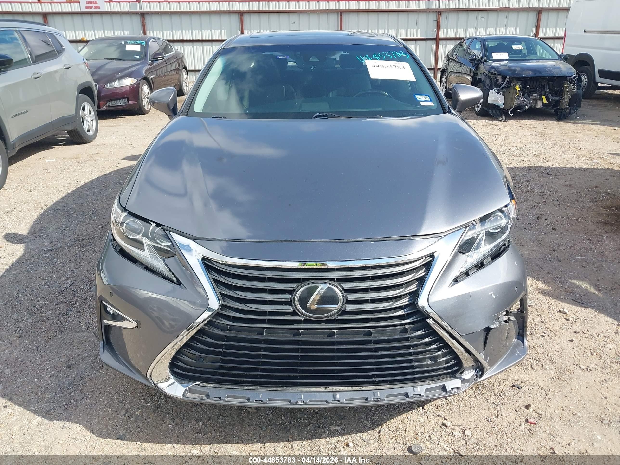 2016 Lexus Es 350   Gray vin: 58ABK1GG3GU031066