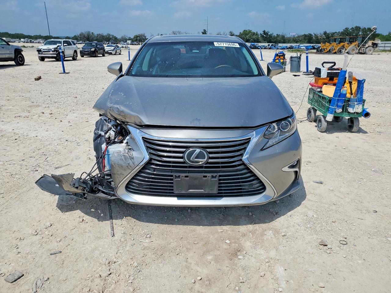 2017 Lexus Es 350 Beige vin: 58ABK1GG3HU035894