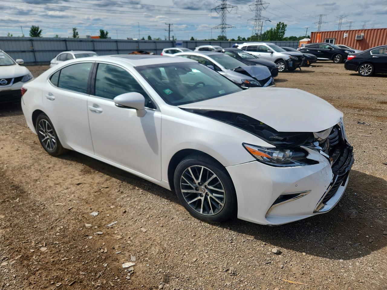 2017 Lexus Es 350 White vin: 58ABK1GG3HU058981