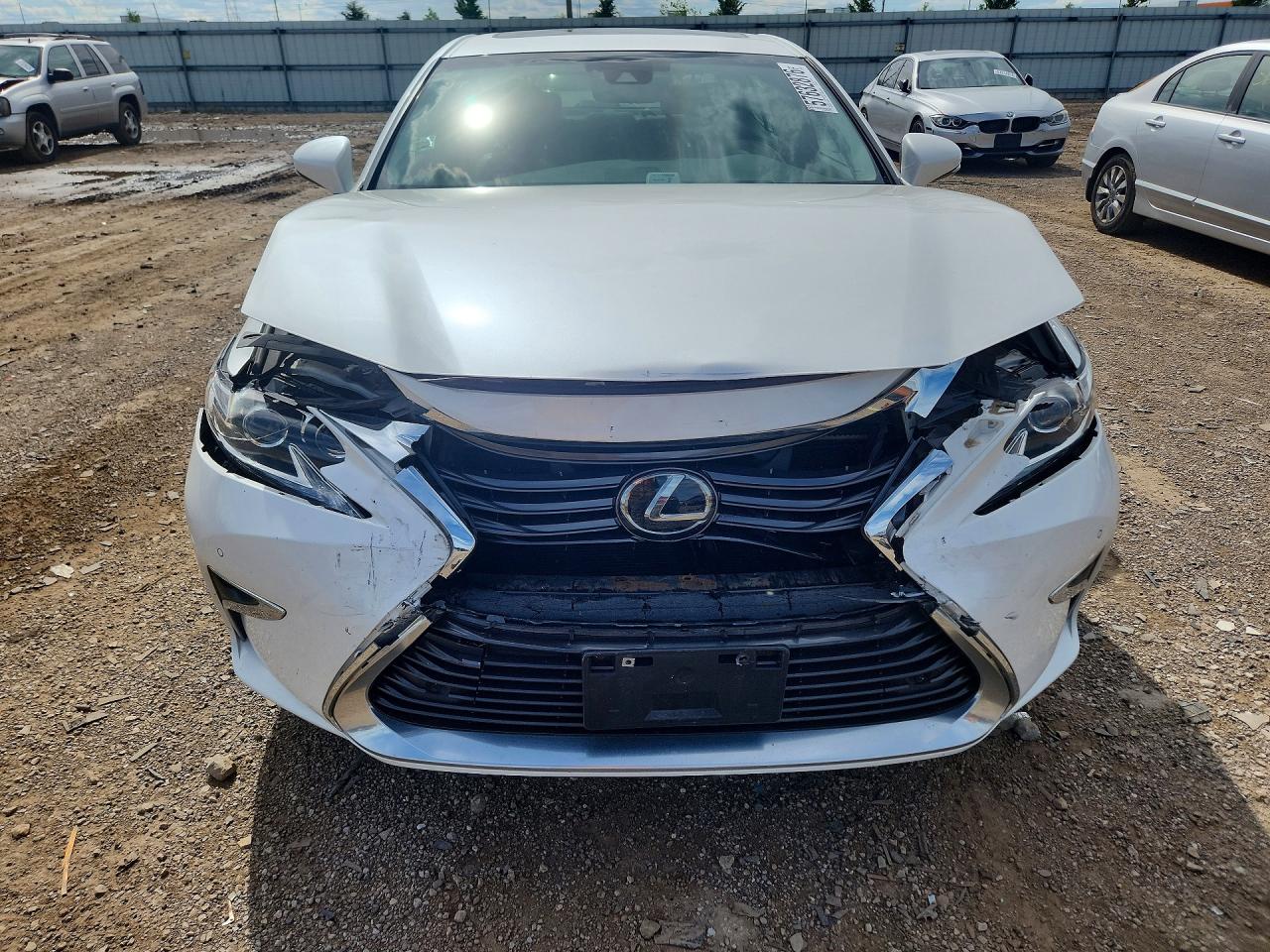 2017 Lexus Es 350 White vin: 58ABK1GG3HU058981