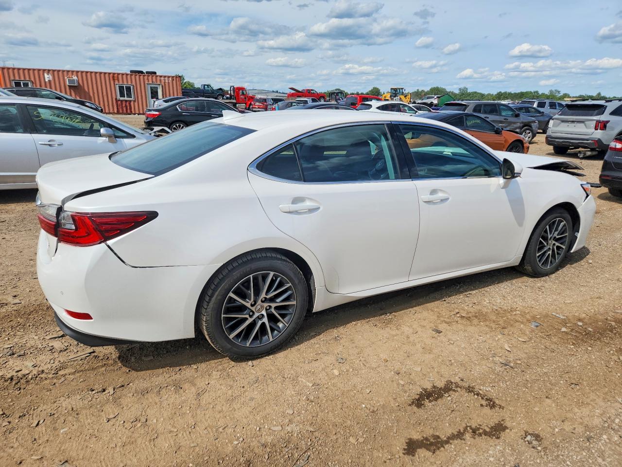 2017 Lexus Es 350 White vin: 58ABK1GG3HU058981