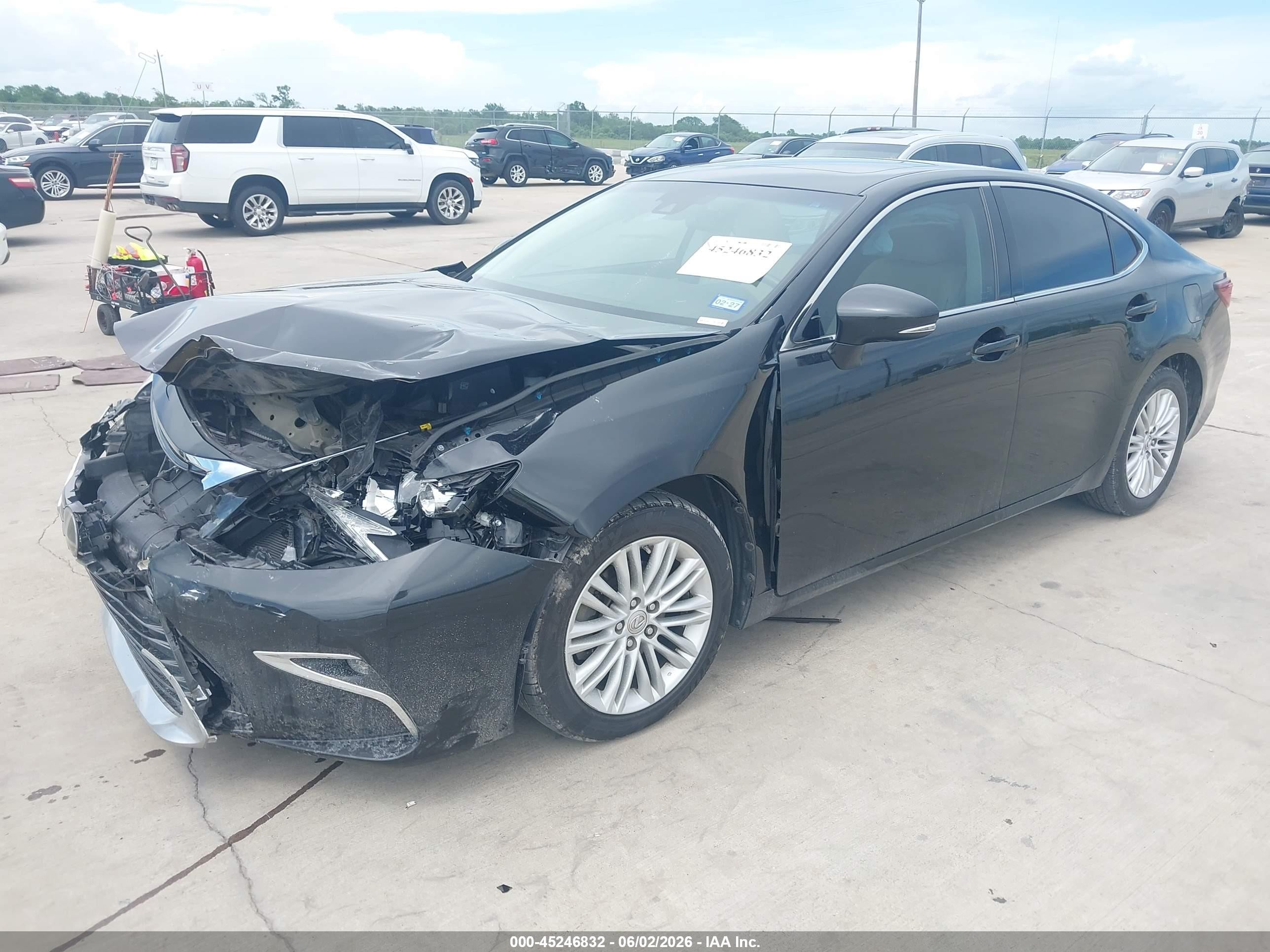 2017 Lexus Es 350   Black vin: 58ABK1GG3HU062948