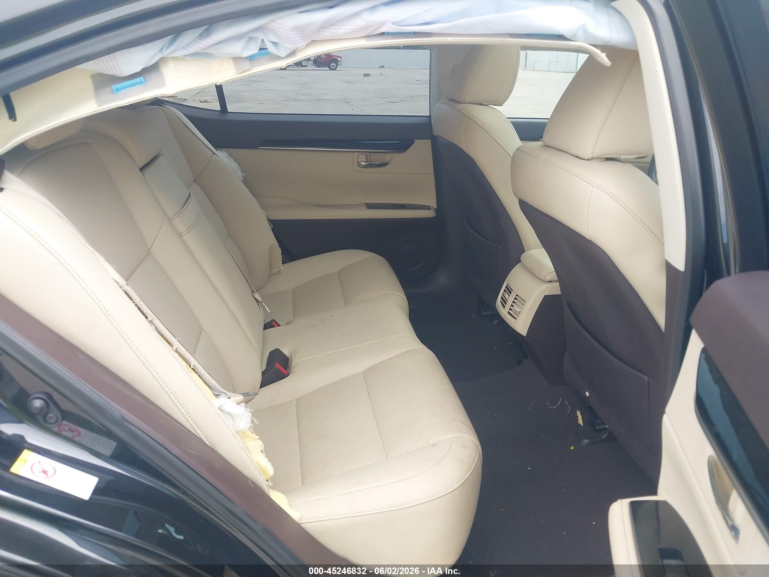 2017 Lexus Es 350   Black vin: 58ABK1GG3HU062948