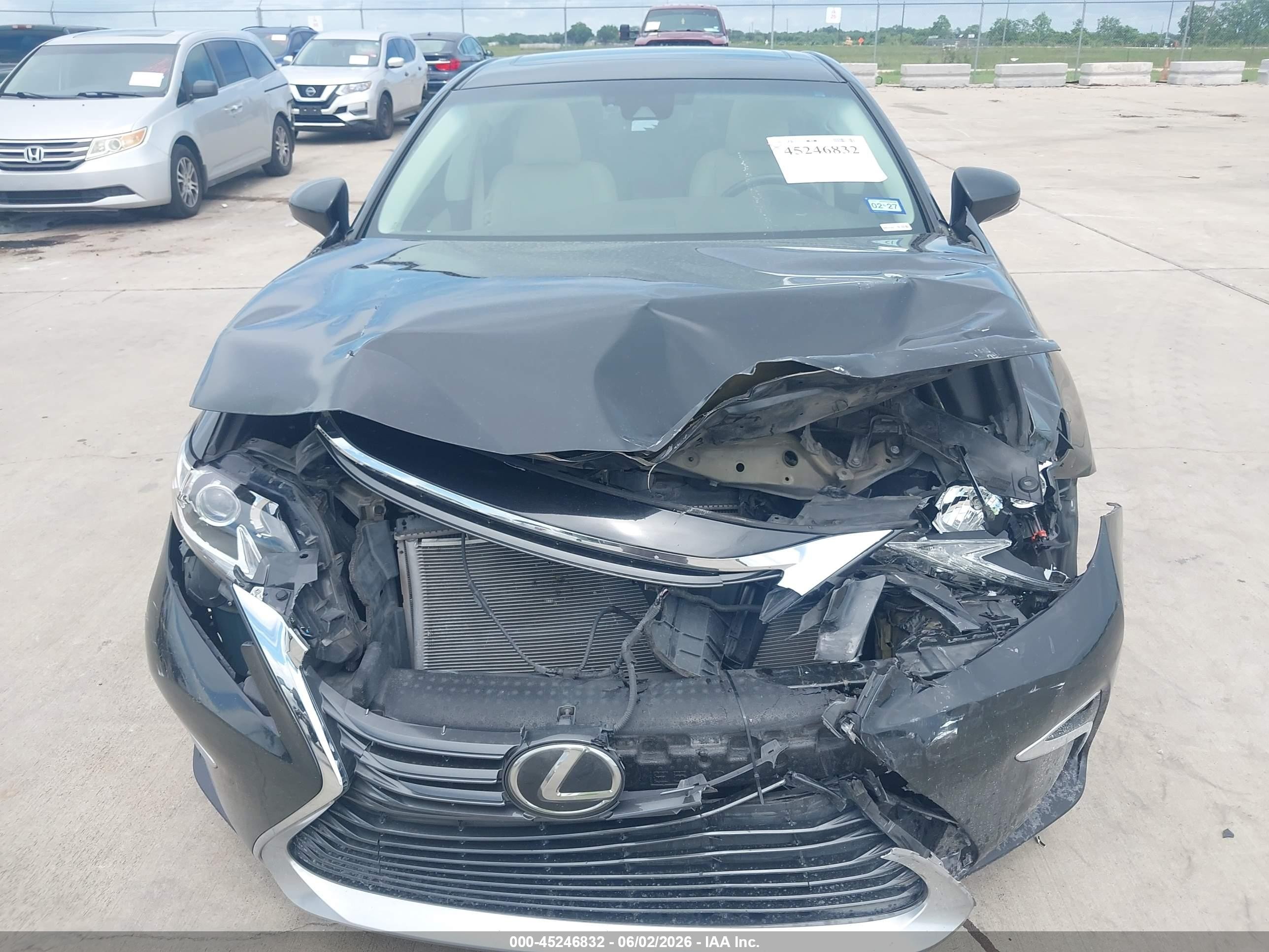 2017 Lexus Es 350   Black vin: 58ABK1GG3HU062948