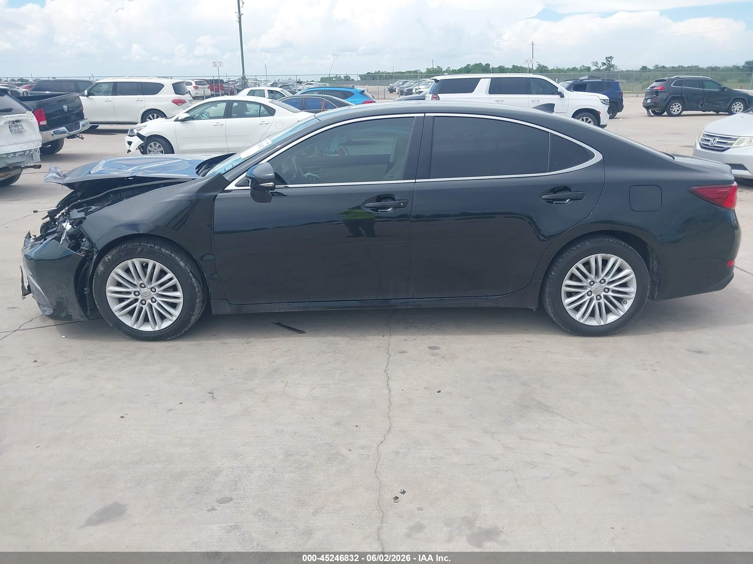 2017 Lexus Es 350   Black vin: 58ABK1GG3HU062948