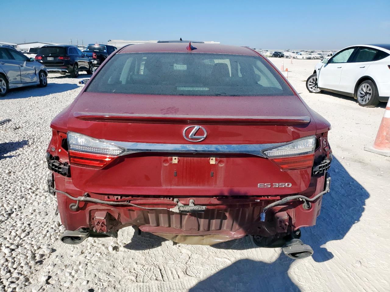 2018 Lexus Es 350 Красный vin: 58ABK1GG3JU102810