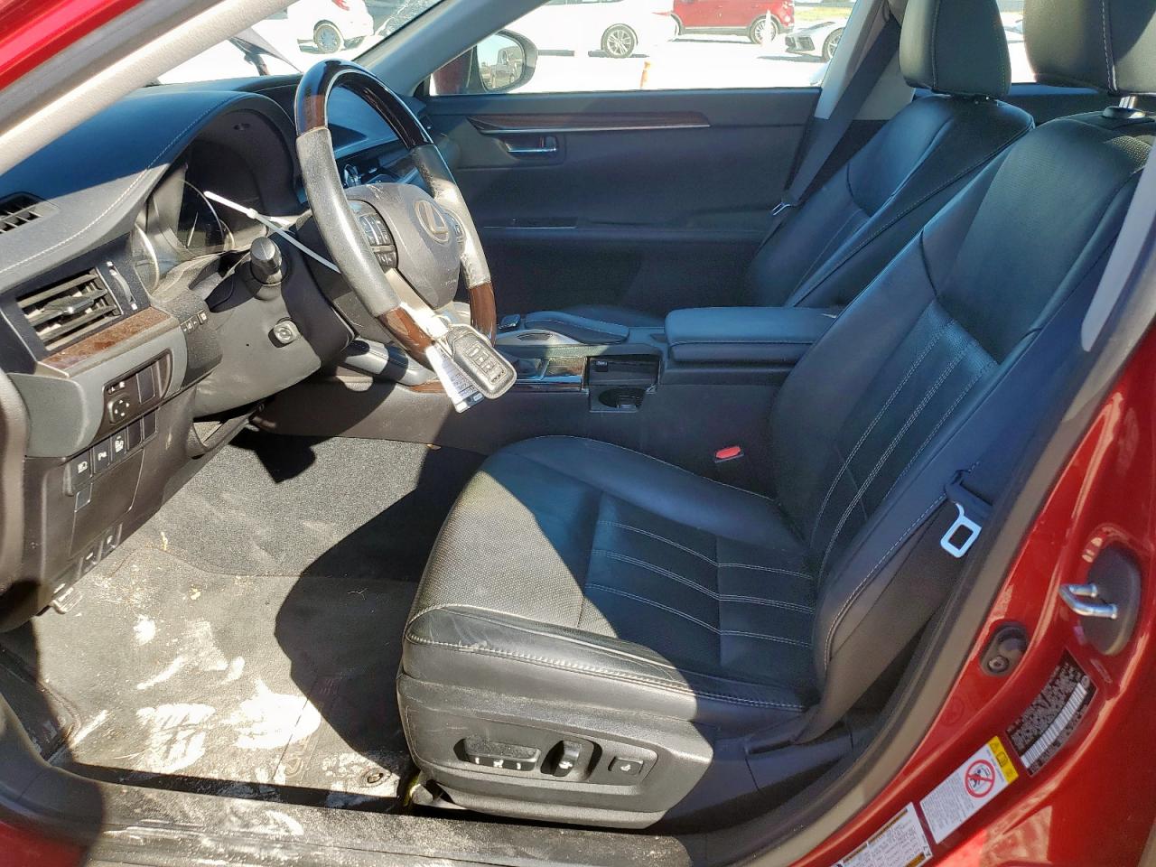 2018 Lexus Es 350 Красный vin: 58ABK1GG3JU102810